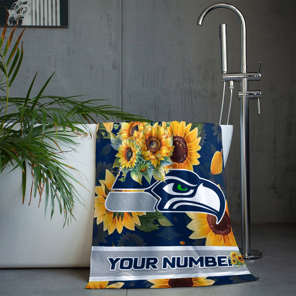 New NFL Personalized Beach & Bath Towel