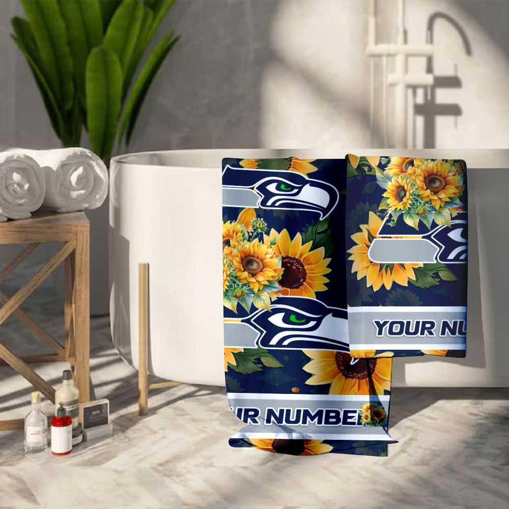 New NFL Personalized Beach & Bath Towel